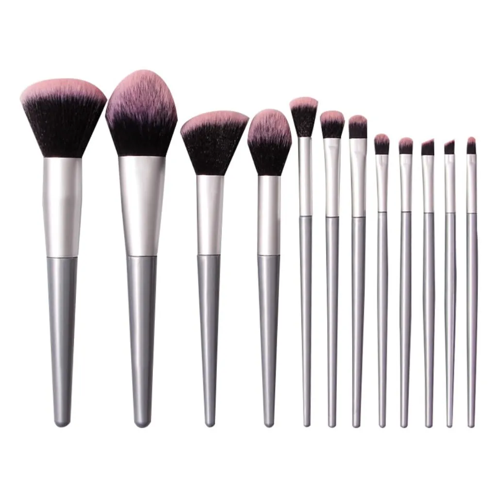 12 makeup sets, brush loose powder, makeup artist suitable makeup brushes