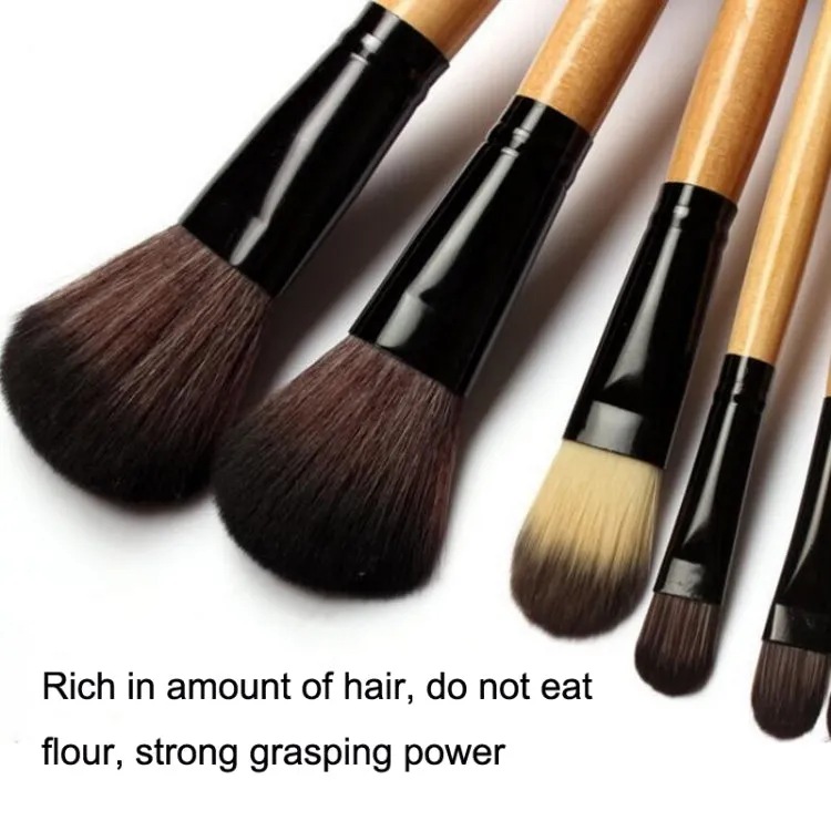 18 PCS / Set Black Makeup Brush Set Loose Powder Brush Makeup Tool