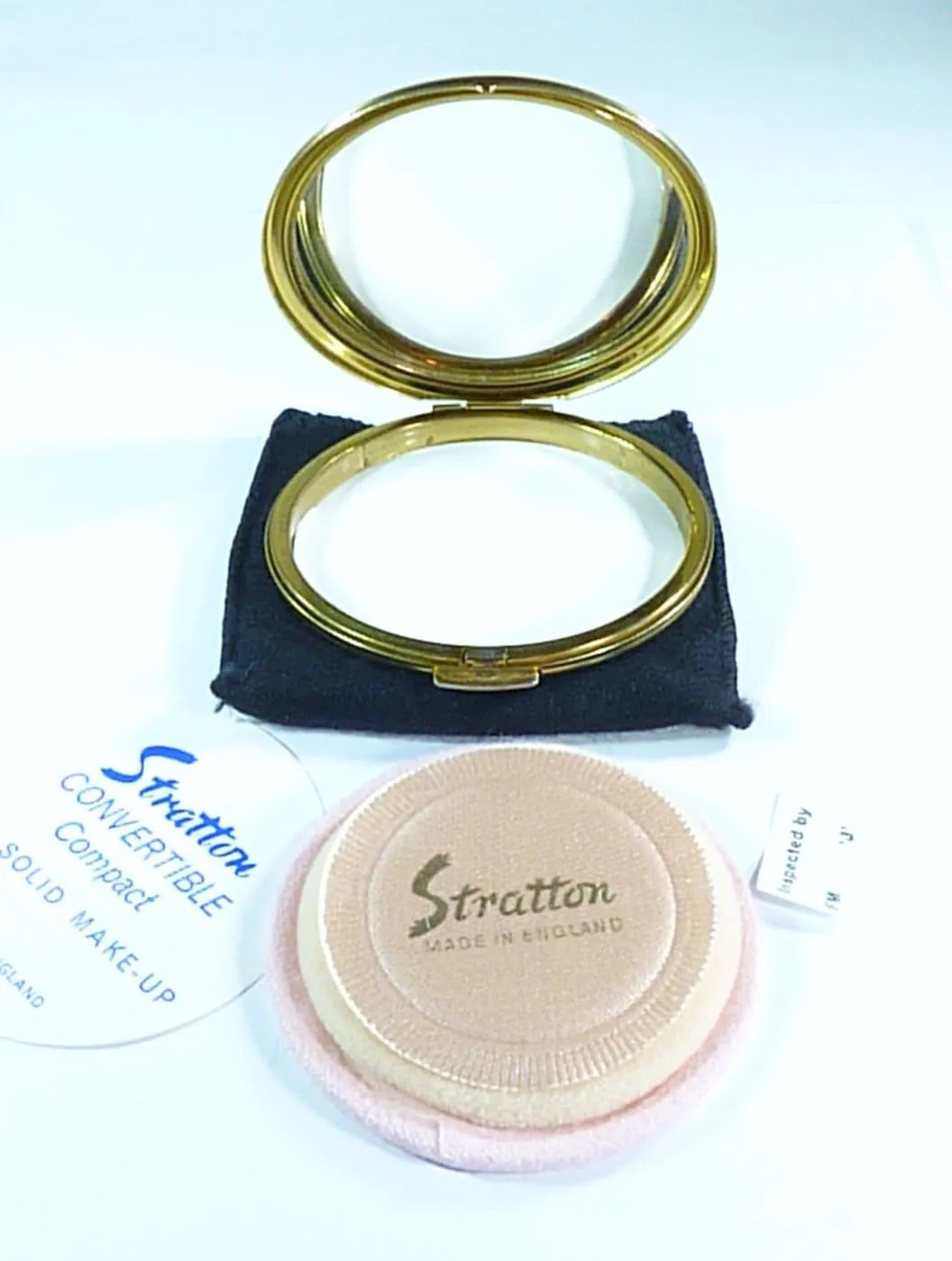 1960s Stratton Compact Mirror Unused Powder Compact
