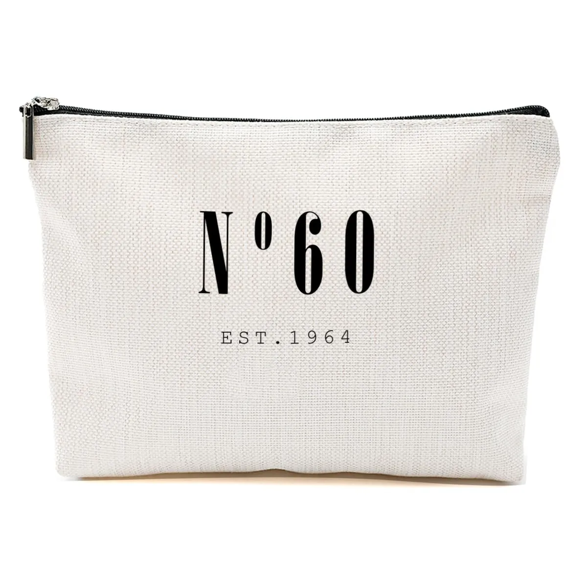 1964 60th Birthday Gifts for Women Makeup Bag Cool Gifts for 60 Year Old Woman Cosmetic Bag 60th Birthday Gifts Ideas for Female Her Friend Aunt Grandma Mom Retirement Birthday Travel Toiletry Bag