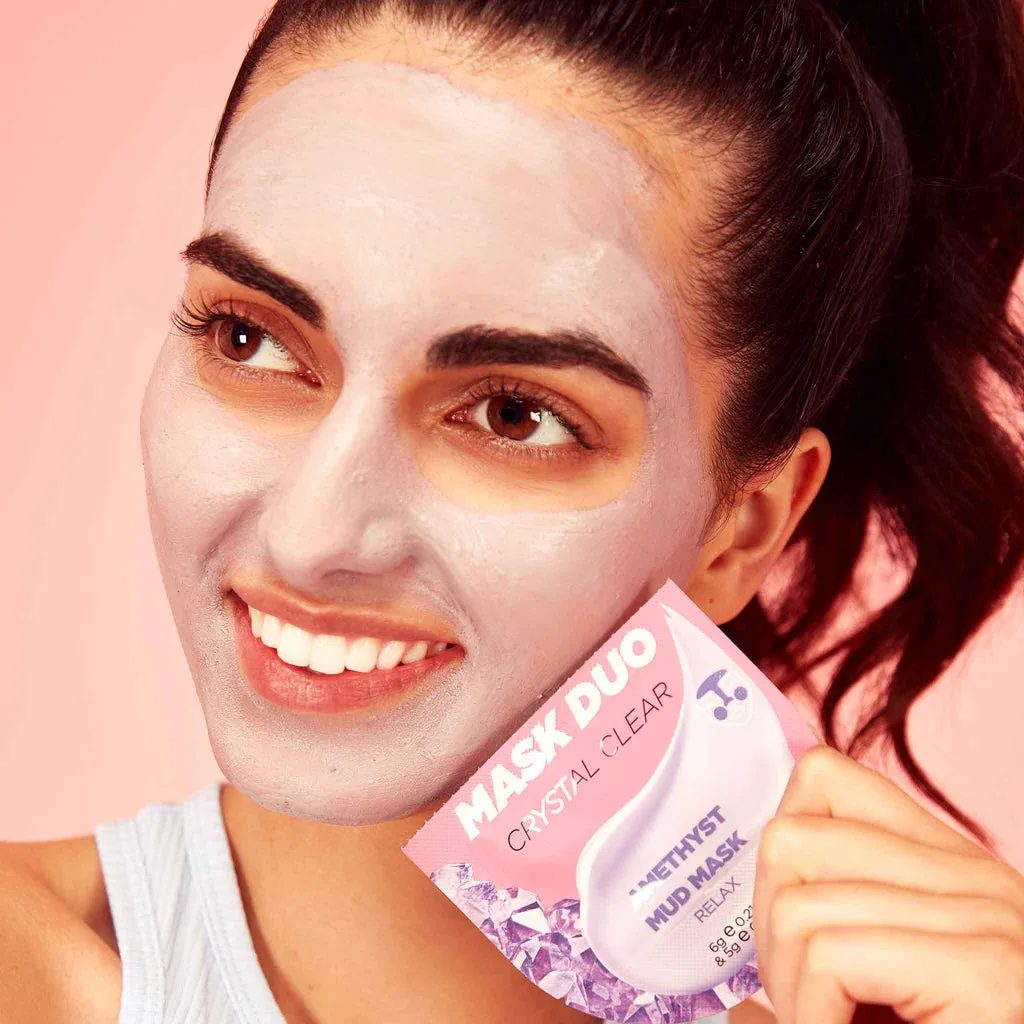 2-in-1 Mask Duo: Best Of Mud Mask Crystal Clear
