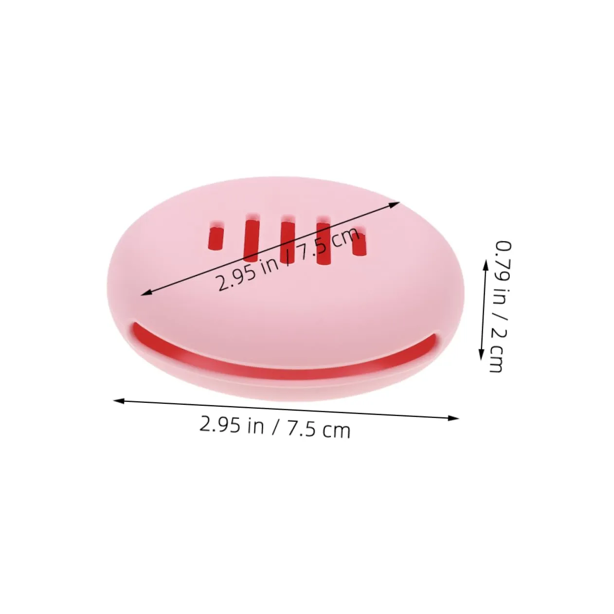 2 Pack Travel Makeup Sponge Holder Breathable Silicone Case for Foundation Large Capacity Beauty Egg Organizer Transparent Lid