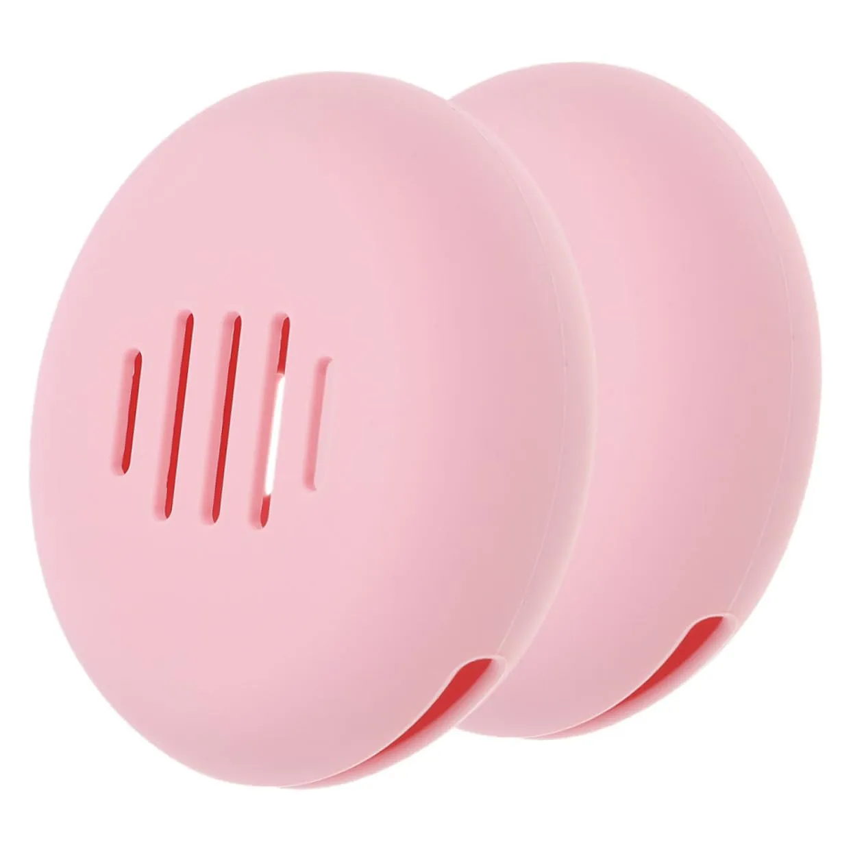 2 Pack Travel Makeup Sponge Holder Breathable Silicone Case for Foundation Large Capacity Beauty Egg Organizer Transparent Lid