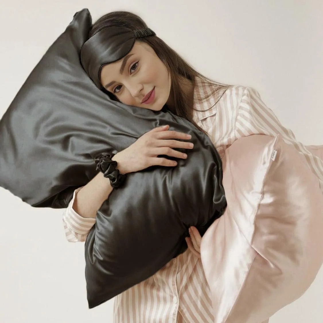 22 Momme Silk Sleep Eye Mask - Black