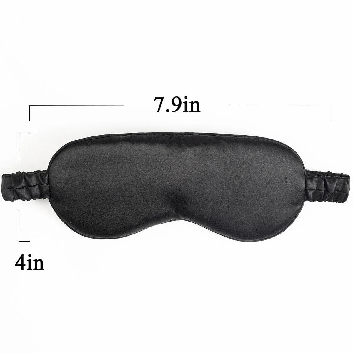 22 Momme Silk Sleep Eye Mask - Black