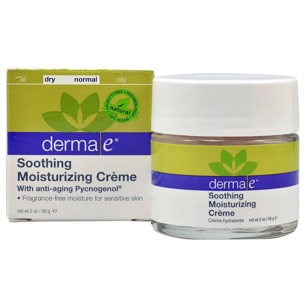 2oz Derma E Soothing Moisturizing Pycnogenol Creme