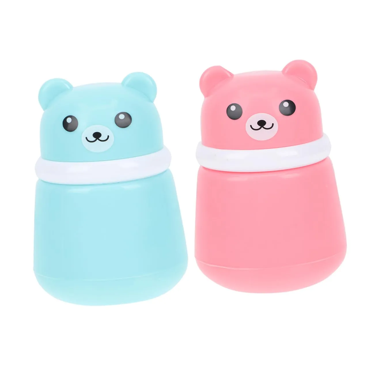 2Pcs Adorable Powder Puff Box Leak Storage Case for Powder for Travel Lightweight Easy to Use Suitable for Newborns