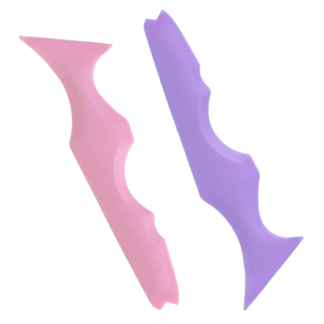 2pcs Silicone Eyeliner Stencil Tool Eyebrow Stencils for Makeup Quick and Easy Application