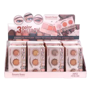 3 Color Eyebrow Powder