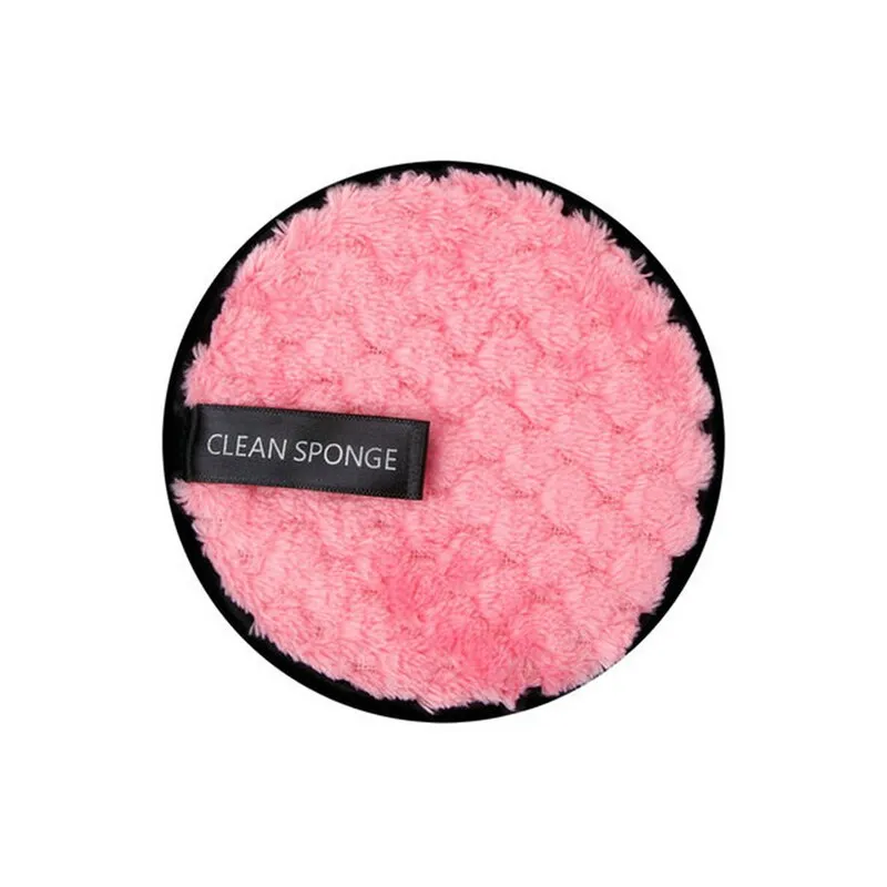3 Pcs Fiber Makeup Remover Pad Reusable Face Clean Sponge Cloth Towel Cosmetic Puff