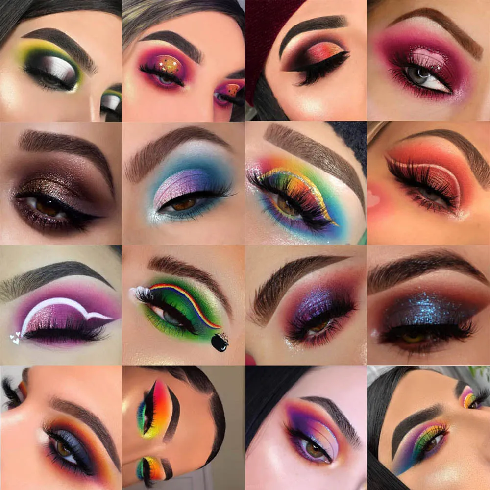 39 Colors Magic Eyeshadow Palette Pro Matte Shimmer Glitter Makeup Pallet Palettes High Pigmented Eye Shadow Powder Natural Colors Long Lasting Waterproof