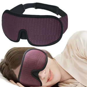 3D Blocking Light Sleeping Eye Mask Soft Padded Travel Shade Cover Rest Relax Sleeping Blindfold Eye Cover Sleep Mask Eyepatch