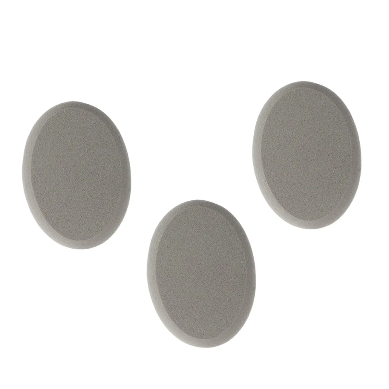 3pcs Fluffy Cosmetic Powder Puff Oval Shape Makeup Sponge for Foundation Concealer Blush and Highlighter Soft Skin-friendly and Easy to Clean Beauty Tools for Women