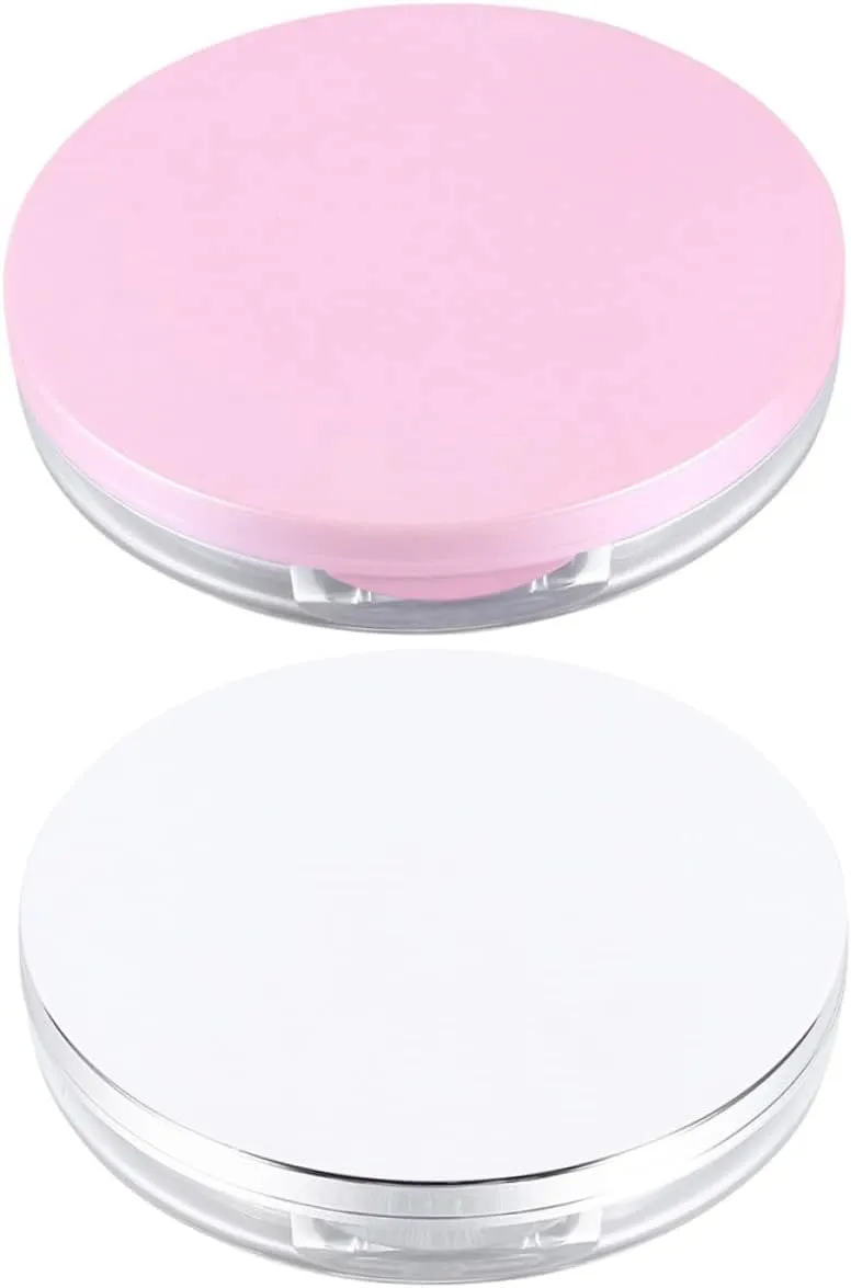 4 Sets Cosmetic Sponge Holder with Powder Puff Lightweight Makeup Puff Storage Case Multi-use Powder Container