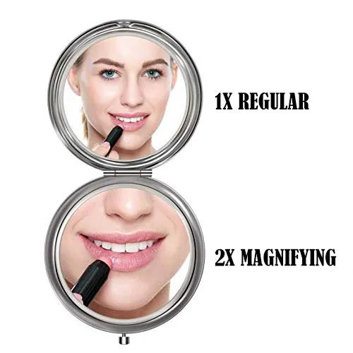 40th Birthday Gifts for Women Makeup Mirror, 40 Years Old Gifts for Women Turning 40, Happy Birthday for Her Wife Daughter Sister Female Friends (40th Aged to Perfection) 40th Aged to Perfection