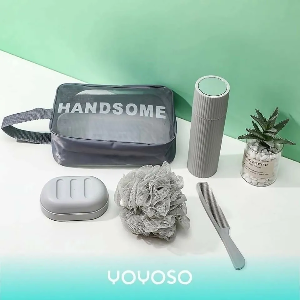 4Pcs Acrylic Travel Personal Tools With Bag #2
