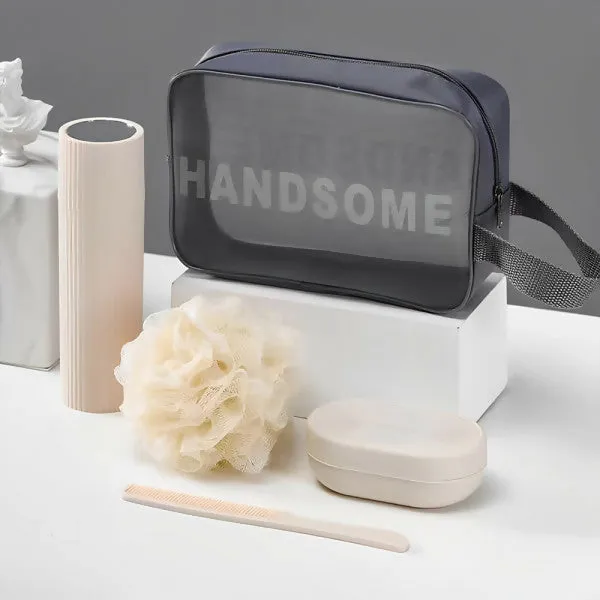 4Pcs Acrylic Travel Personal Tools With Bag #2