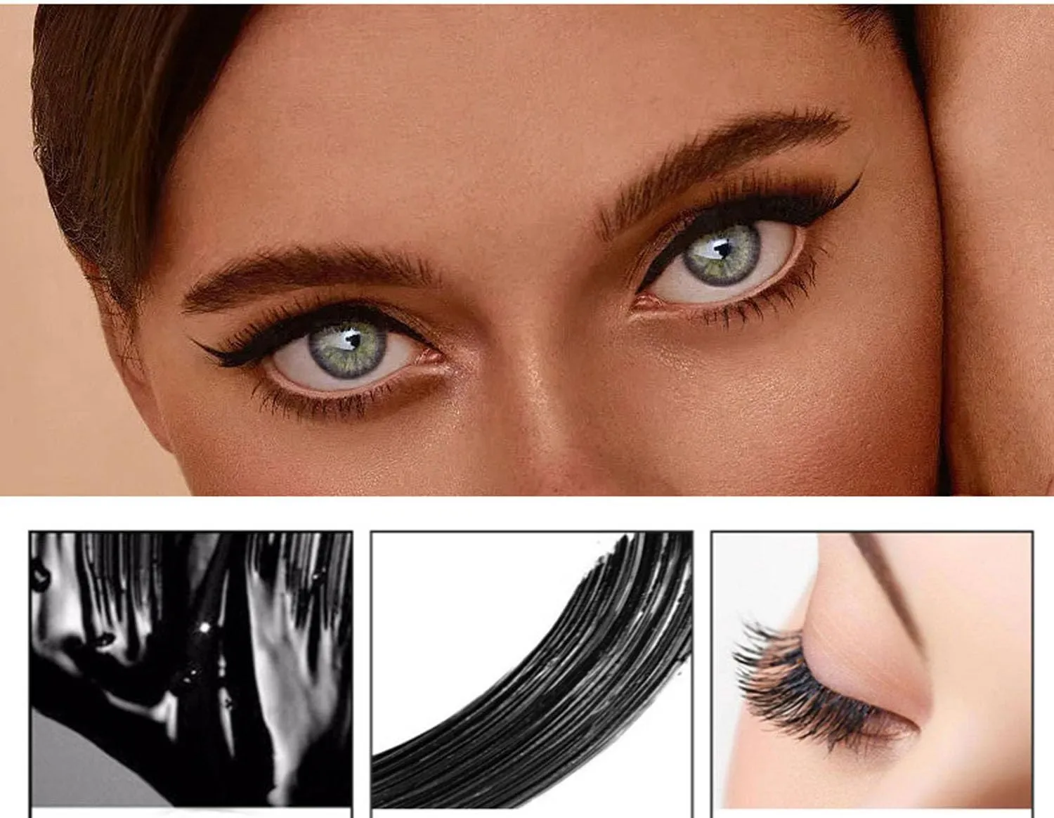 5D Mascara, eye makeup, hypoallergenic and fragrance(blue)
