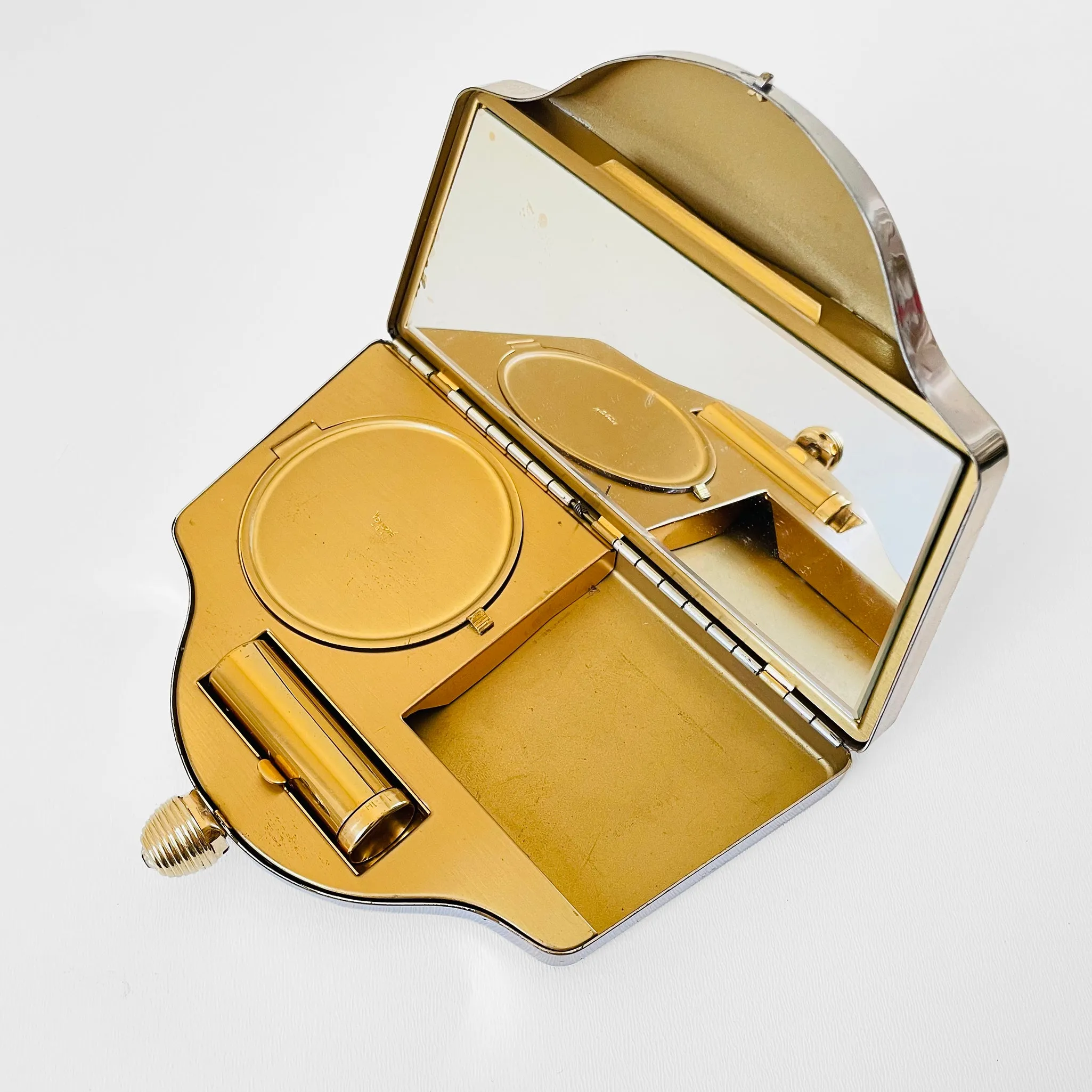 60s Metal Makeup / Cigarette Case