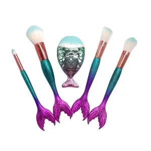 6Pcs Mermaid Makeup Brush Set