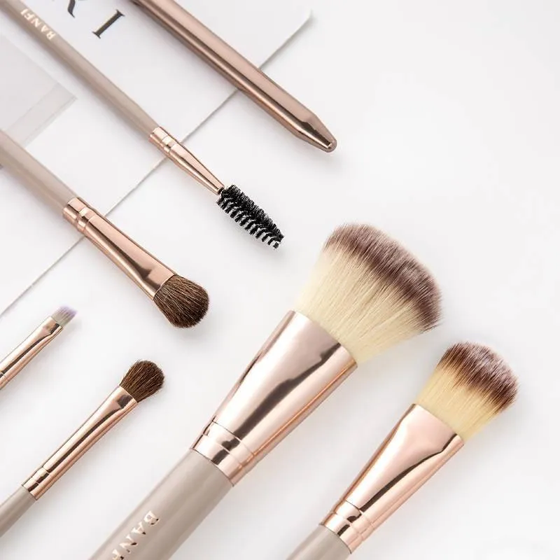 7 Pieces Pro Barrel Makeup Brush Kit