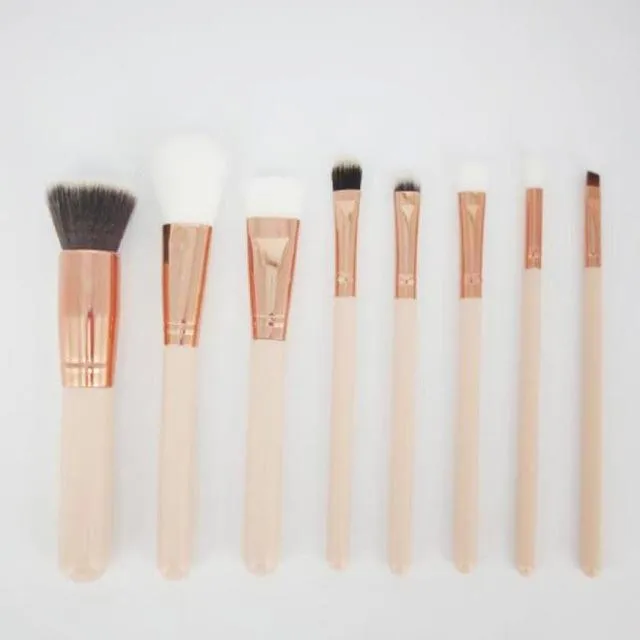 8 pcs Cosmetic Makeup Brush Blusher Eye Shadow Brushes