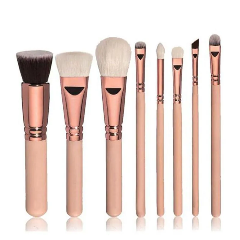 8 pcs Cosmetic Makeup Brush Blusher Eye Shadow Brushes