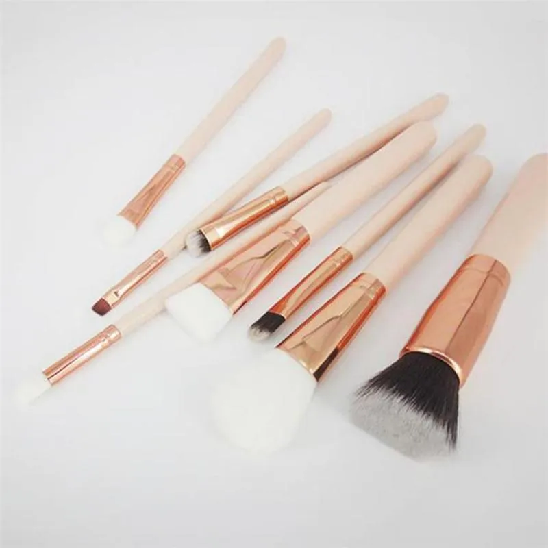 8 pcs Cosmetic Makeup Brush Blusher Eye Shadow Brushes
