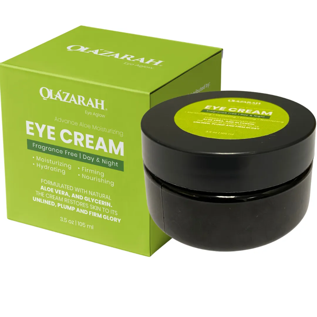 Advanced Anti-Aging Aloe Eye Cream – Daily Hydrating Under Eye Moisturizer for Wrinkles, Puffiness, & Dark Circles – Day & Night Formula