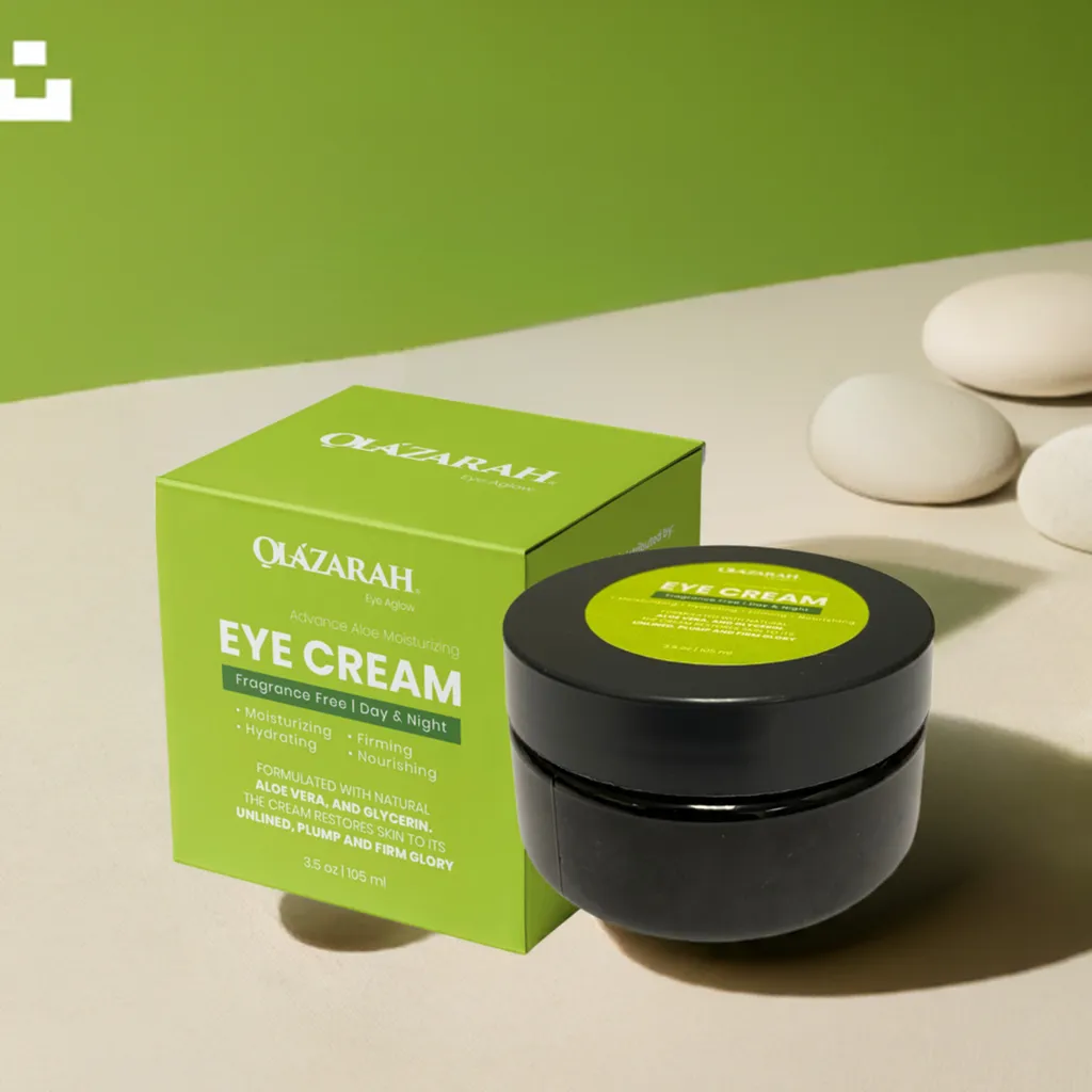 Advanced Anti-Aging Aloe Eye Cream – Daily Hydrating Under Eye Moisturizer for Wrinkles, Puffiness, & Dark Circles – Day & Night Formula