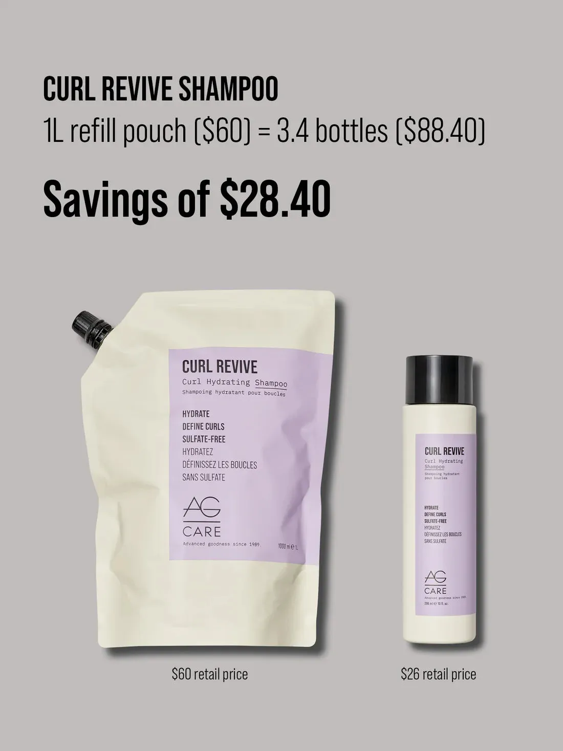 AG CURL REVIVE Sulfate-Free Hydrating Shampoo