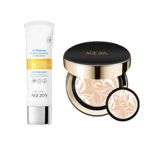 AGE 20's  UV Defense Hydro Calming Sunscreen SPF 60  50ml   Signature Intense Sunscreen SPF 50  Foundation