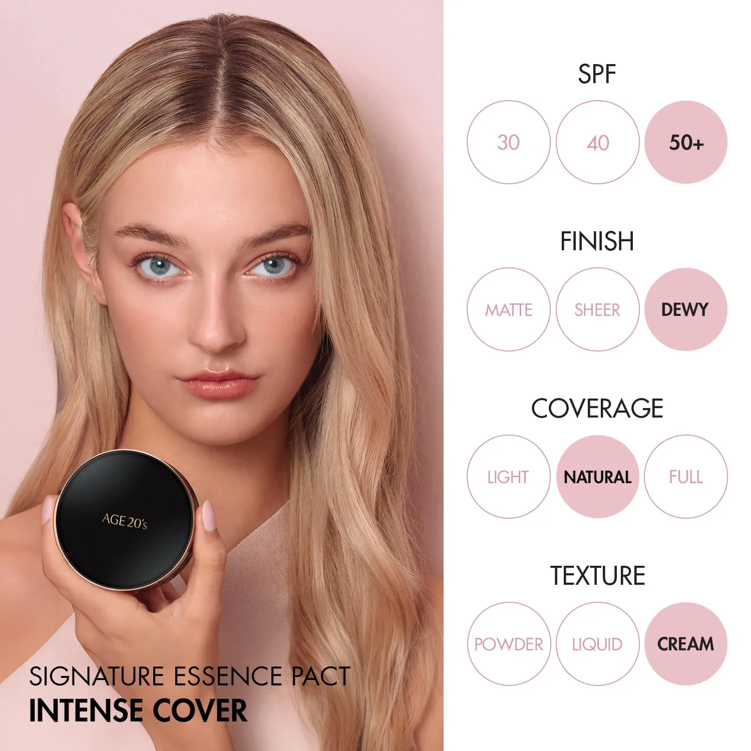 AGE 20's  UV Defense Hydro Calming Sunscreen SPF 60  50ml   Signature Intense Sunscreen SPF 50  Foundation