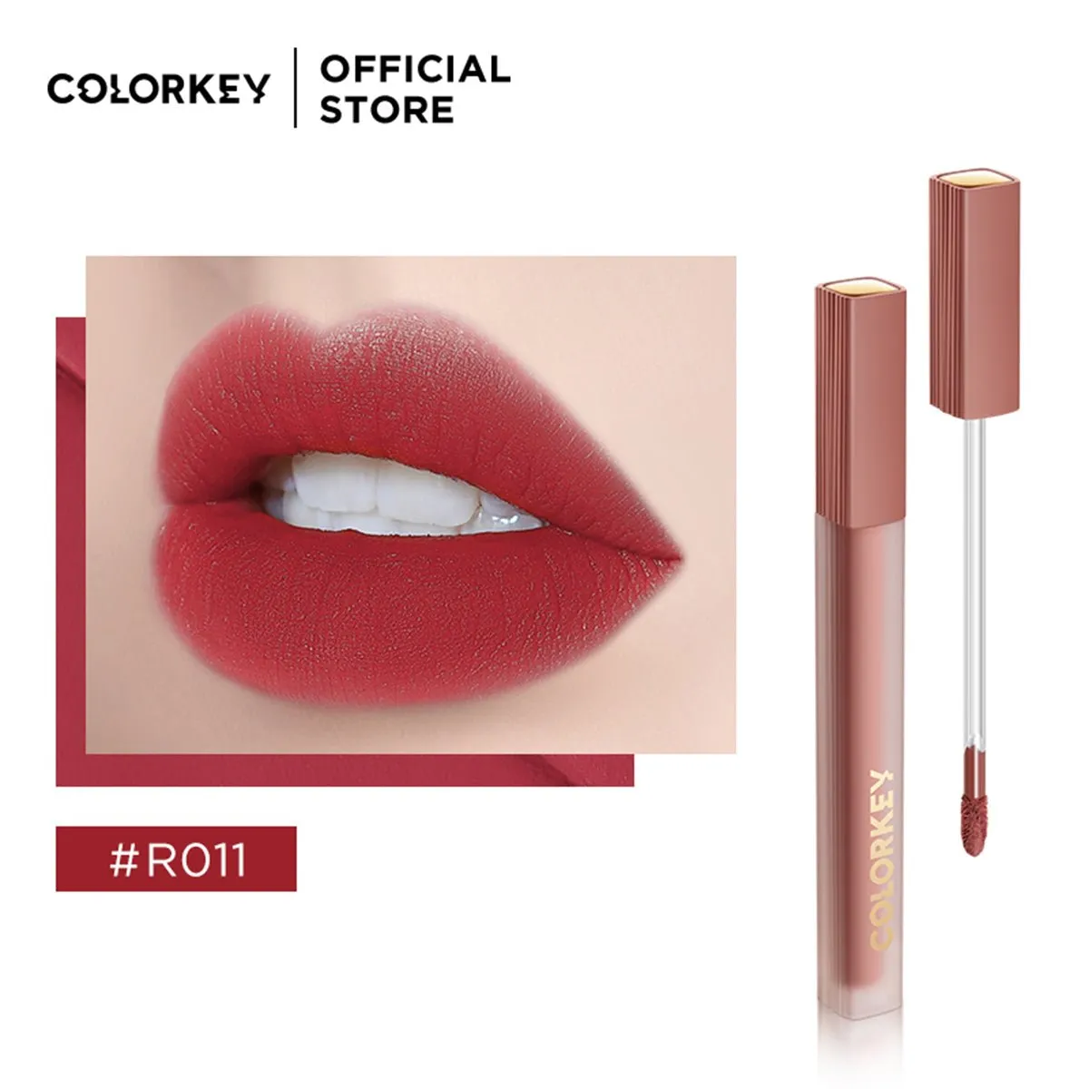 Airy Lip Gloss Super Matte Series R011 Red