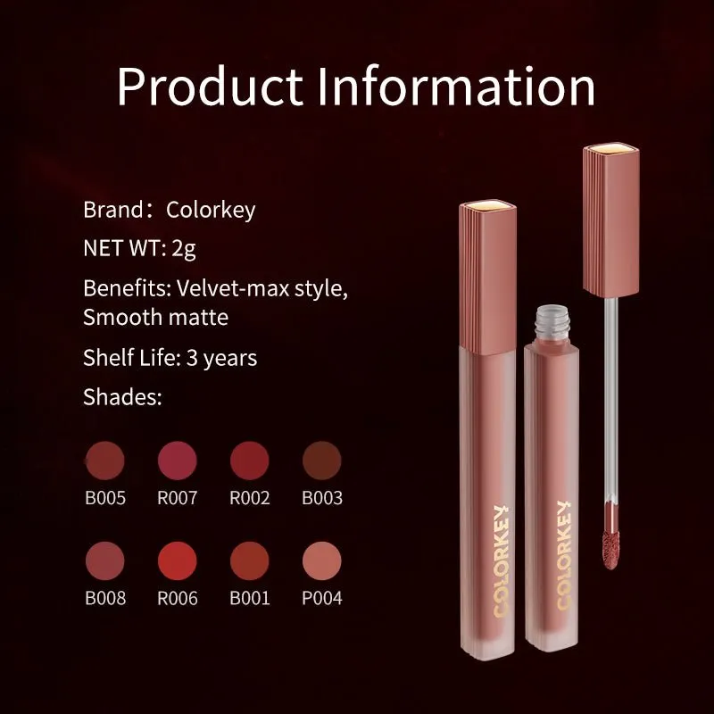 Airy Lip Gloss Super Matte Series R011 Red