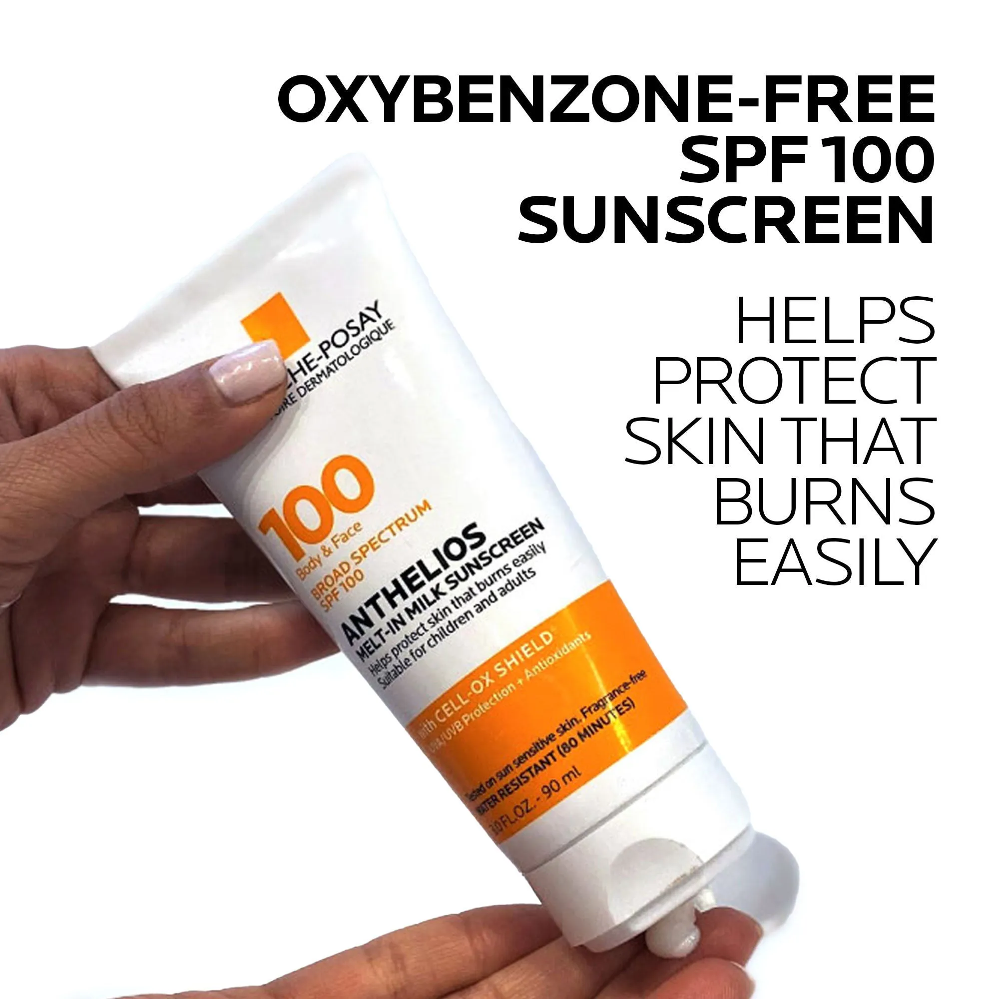 Anthelios Melt-in Milk Body and Face Sunscreen Lotion Broad Spectrum SPF 100