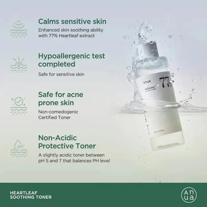 ANUA HEARTLEAF 77% SOOTHING TONER