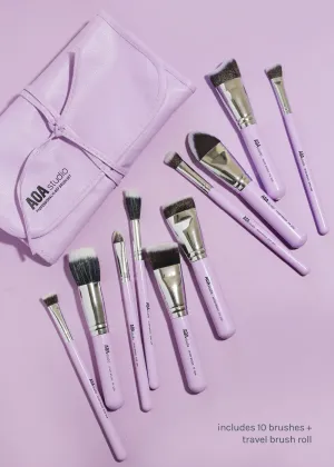 AOA UltraViolet Contour Brush Set   Brush Roll