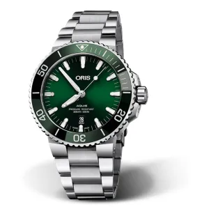 Aquis Date 43.5MM Stainless Steel Watch