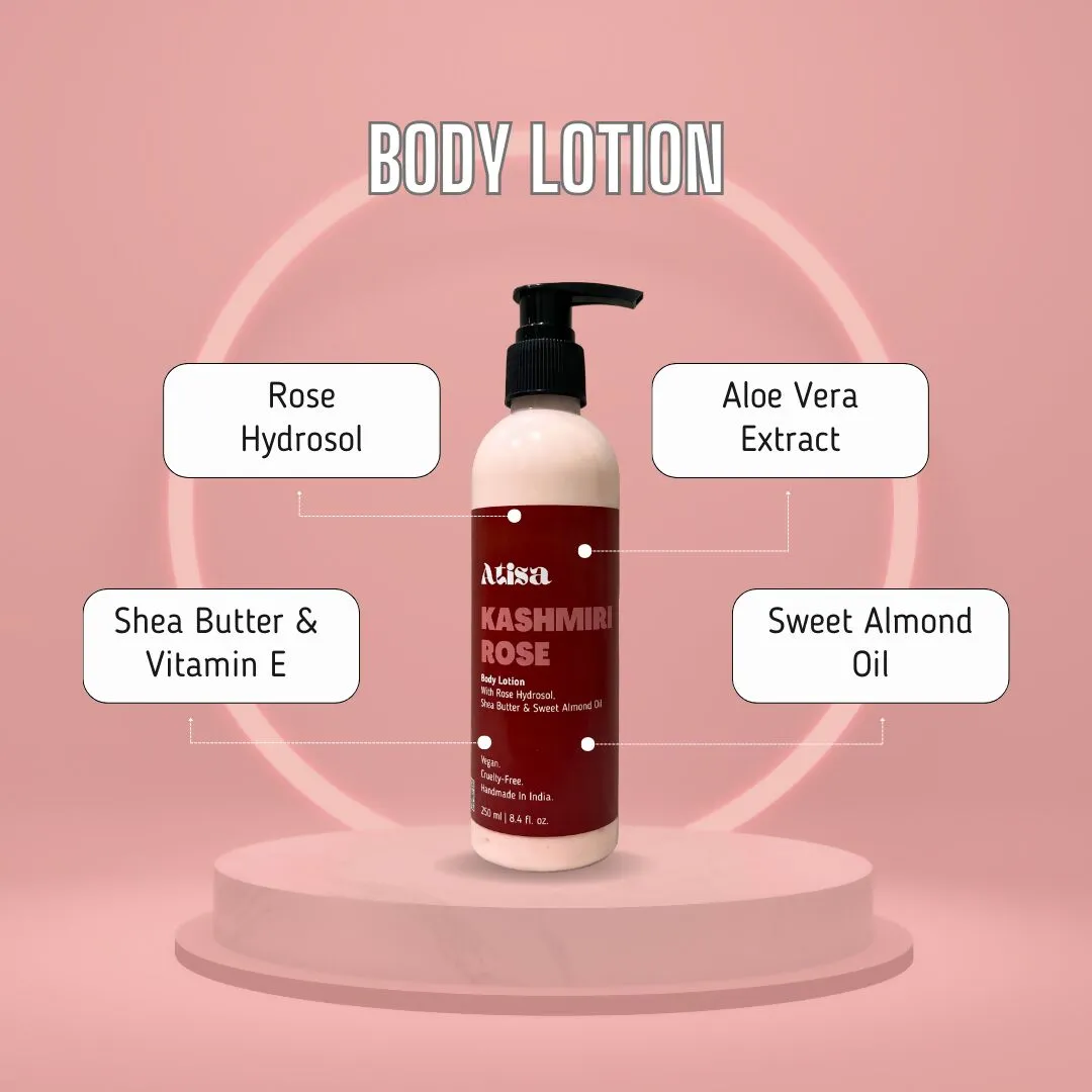 Atisa Kashmiri Rose Body Lotion