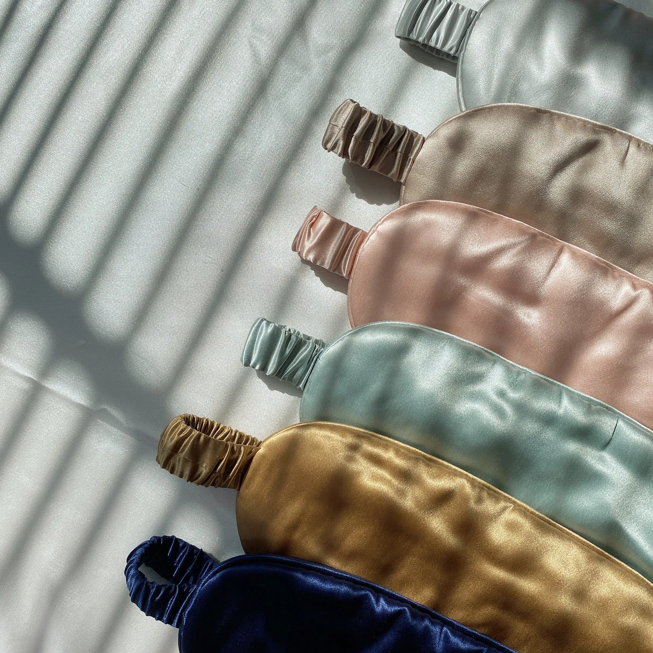 Aurelie Pure Silk Sleep Eye Mask | Mint