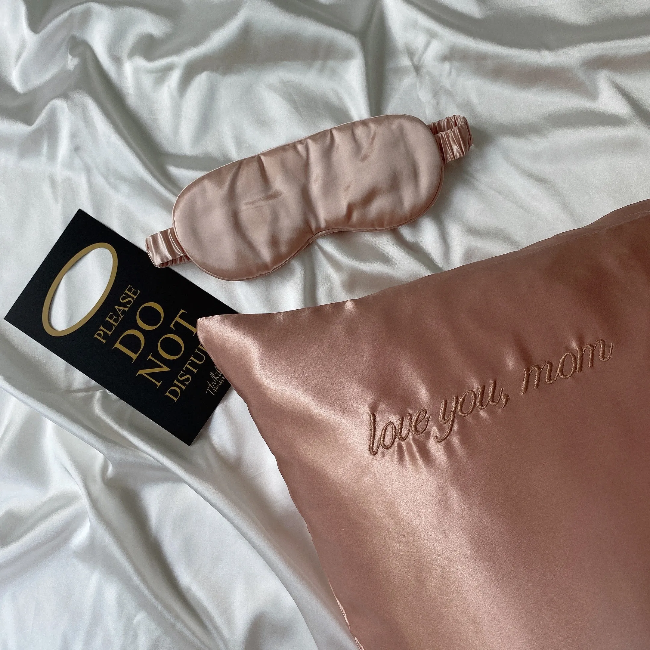 Aurelie Pure Silk Sleep Eye Mask | Mint