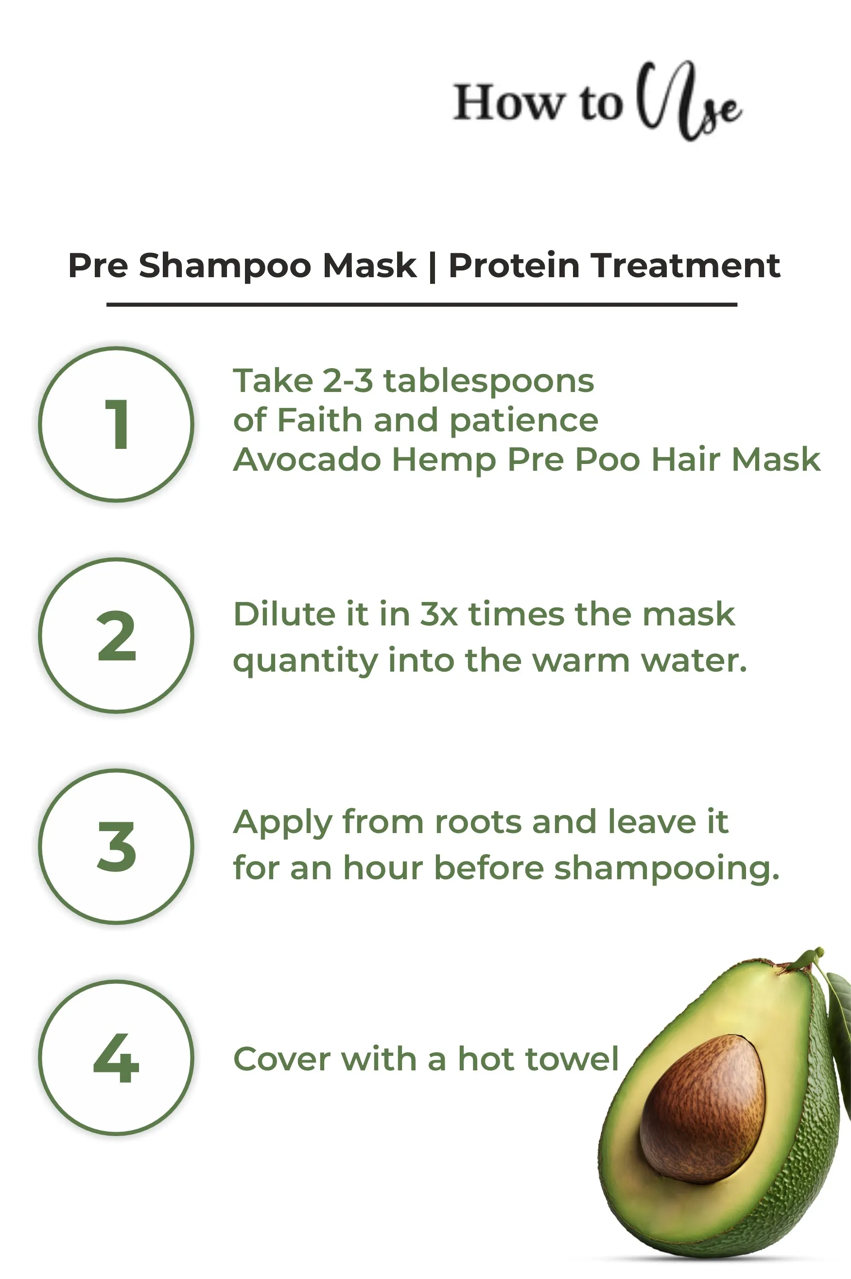 Avocado Hemp Hair Mask