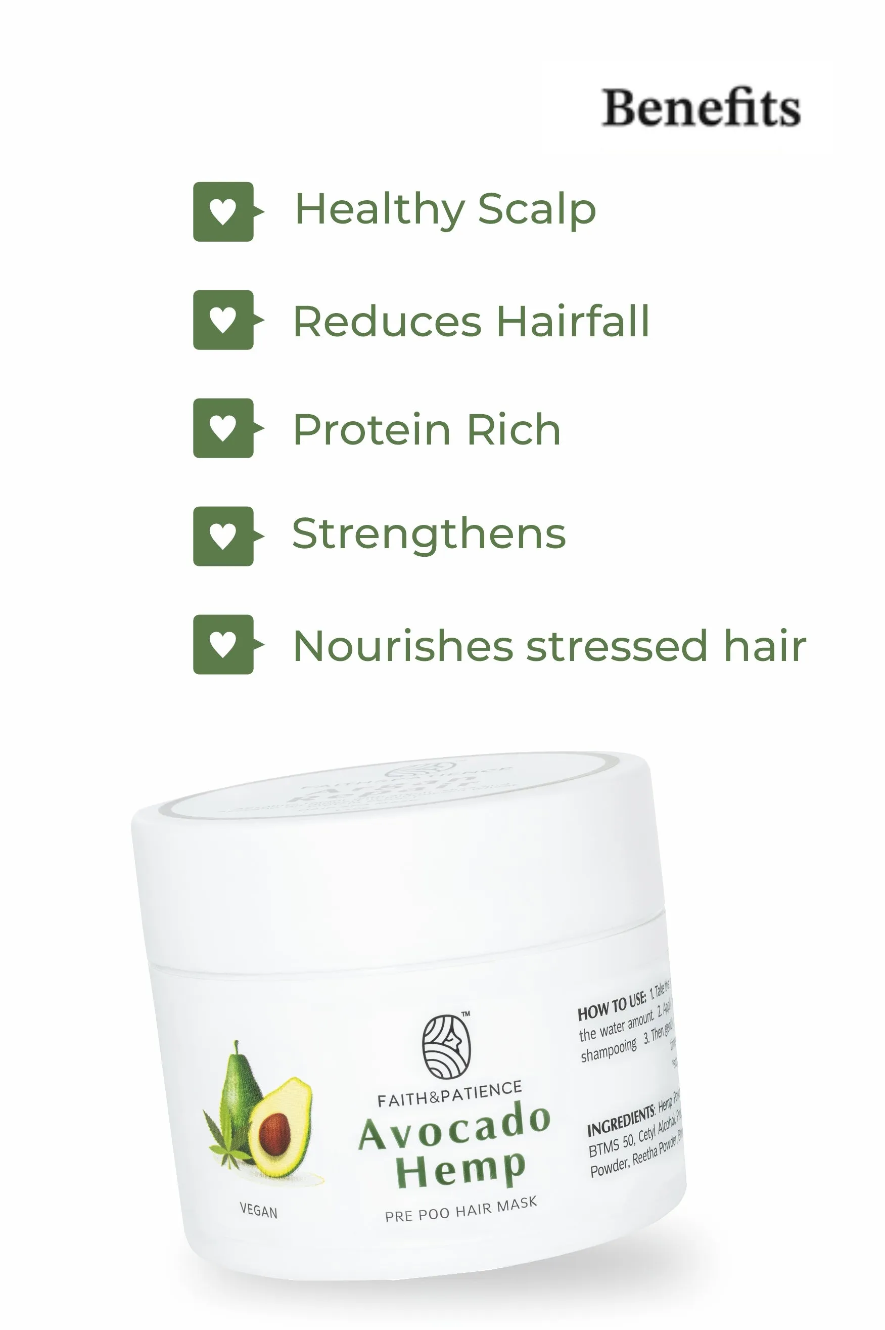 Avocado Hemp Hair Mask