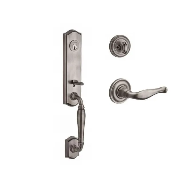 Baldwin Reserve  Handleset Decorative Lever and Traditional Round Rose