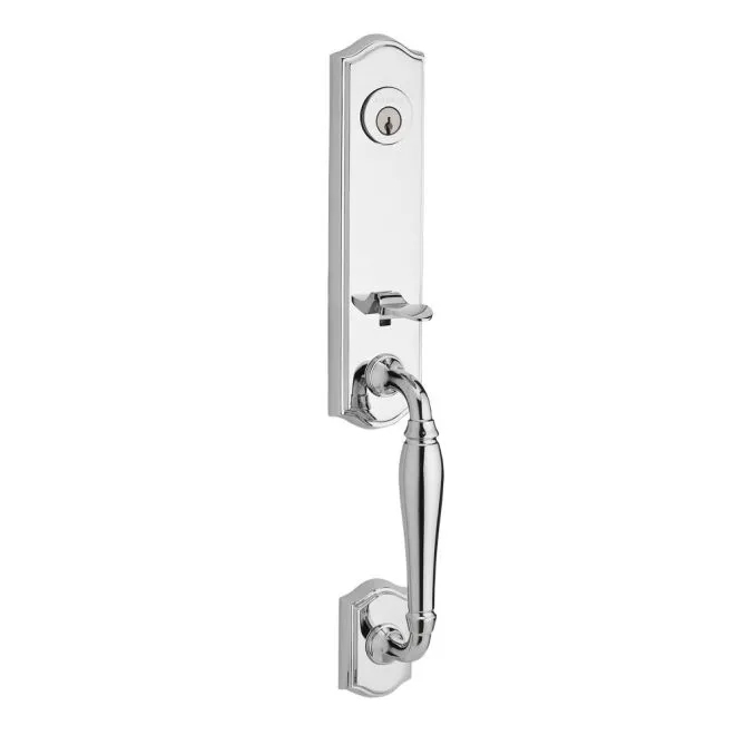 Baldwin Reserve  Handleset Decorative Lever and Traditional Round Rose