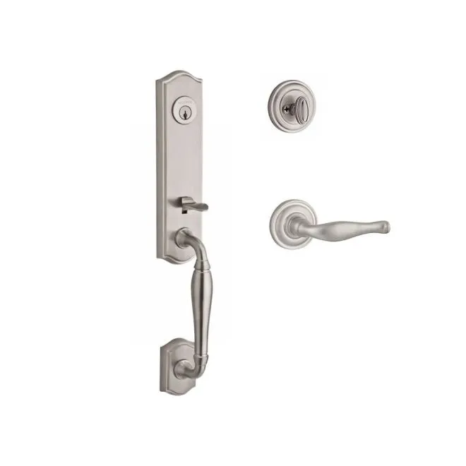 Baldwin Reserve  Handleset Decorative Lever and Traditional Round Rose