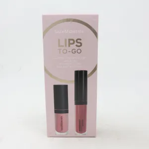 Bareminerals Lips To-Go 2-Piece Mini Gen Nude Lipcolor  / New With Box