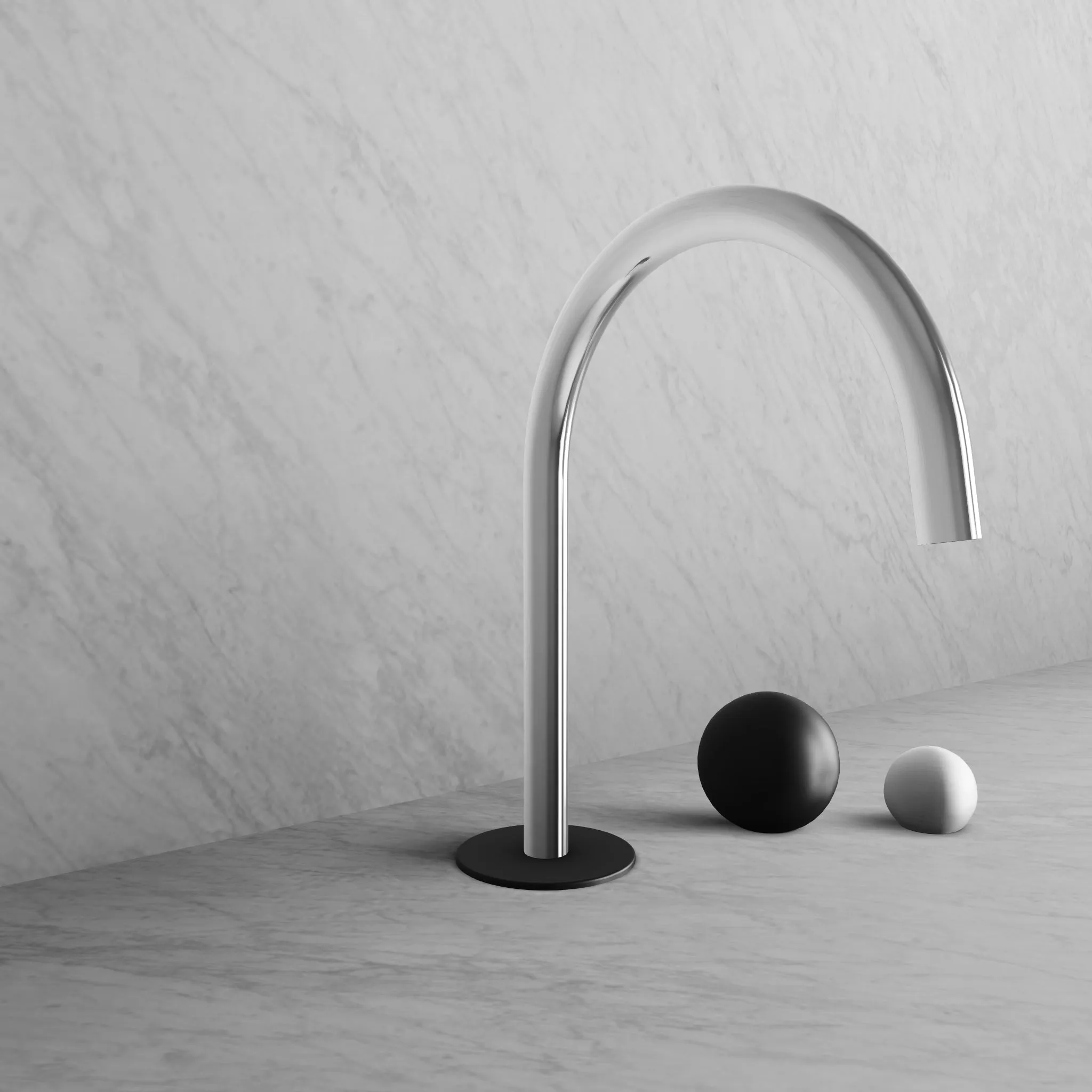 BARiL B35-8009-00L-CK Two-Handle Deck Mounted Lavatory Faucet