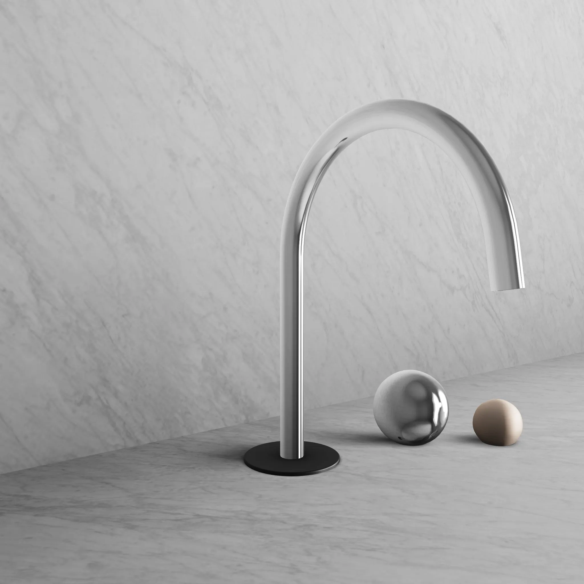 BARiL B35-8009-00L-CK Two-Handle Deck Mounted Lavatory Faucet
